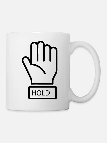 Bitcoin Trading Crypto Aktien - Tasse - Weiß