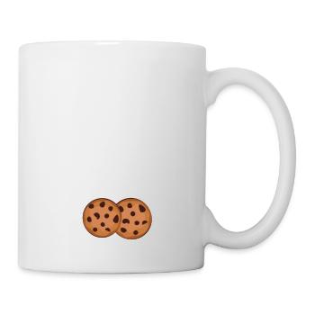 je suis comme mon ordi j'accepte les cookies - Mug blanc - blanc - Droite