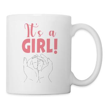 Une petite fille BÉBÉ - Mug blanc - blanc - Droite