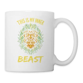Drugs Hemp THC Lion Cannabis - Mug - white - Right