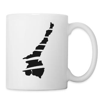 Lake Garda black - Mug - white - Right