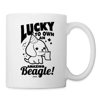 Beagle Dog Kids Cadeau - Mug blanc - blanc - Droite