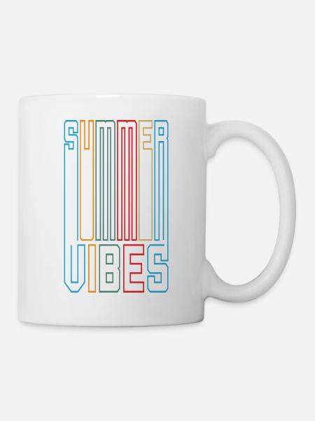 Summer Vibes - Tasse - Weiß