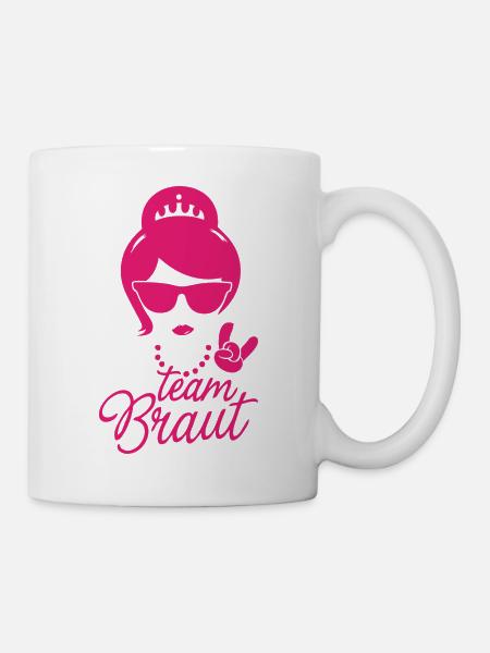 Team Braut - Tasse - Weiß