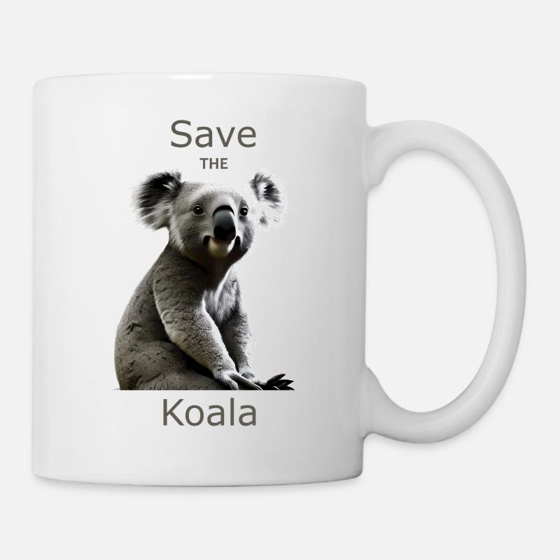 koala SAVE - Mug blanc - blanc