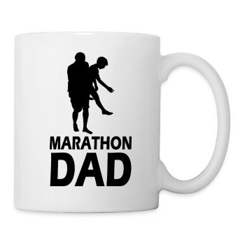 Marathon Triathlon Running Jogging Biking Cycling - Mug - white - Right