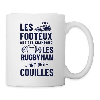 Rugbyman - Humour Rugby - Mug blanc - blanc - Droite
