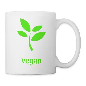 Végétalien - Mug blanc - blanc - Droite