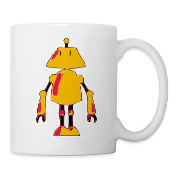Boto le petit robot - Mug blanc - blanc - Droite