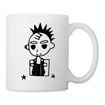 Xax der kleine Punk - Tasse - Weiß - Rechts