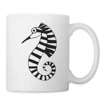Haki the seahorse - Mug - white - Right
