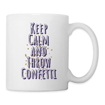 Confetti, Keep Calm, Calm, Celebration, Prudent - Mug - white - Right