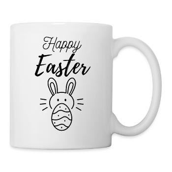 Happy Easter - Tasse - Weiß - Rechts