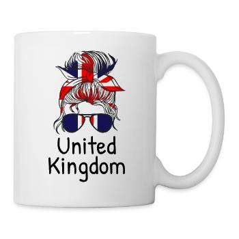 Großbritannien Flagge Union Jack Fahne London UK - Tasse - Weiß - Rechts