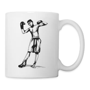 Ali the boxer - Mug - white - Right