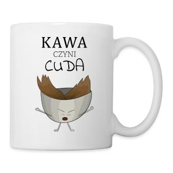 Coffee works wonders - Mug - white - Right