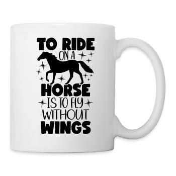 To fly without wings - Mug - white - Right
