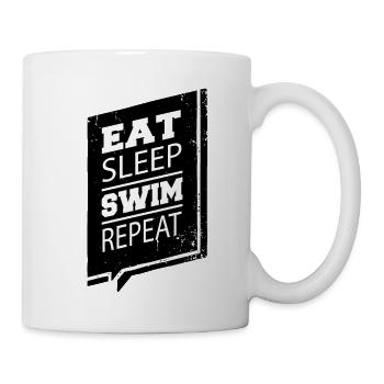 Idée cadeau d’anniversaire Idée cadeau nageurs - Mug blanc - blanc - Droite