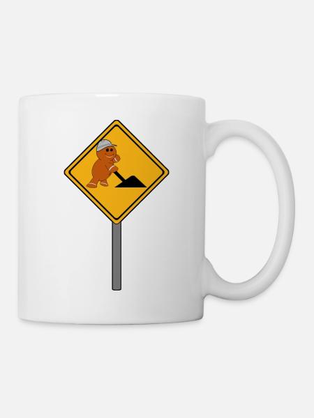 Elsässer Werktafel - Tasse - Weiß
