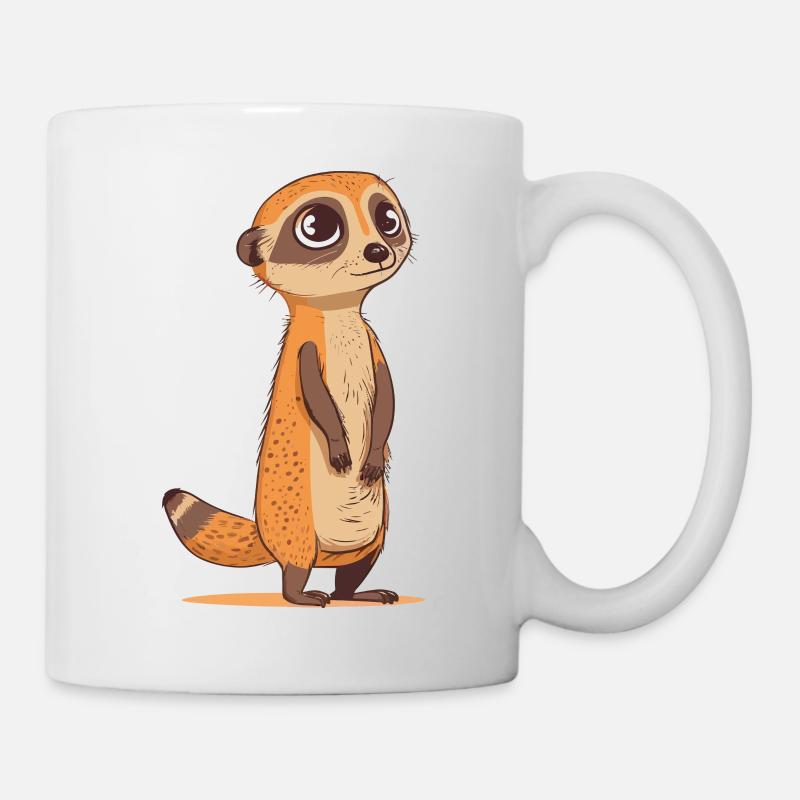 cute meerkat - Mug - white