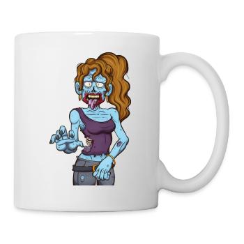 Female Zombie - Mug - white - Right