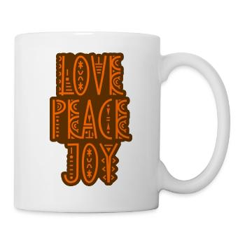 Hippie - Tasse - Weiß - Rechts