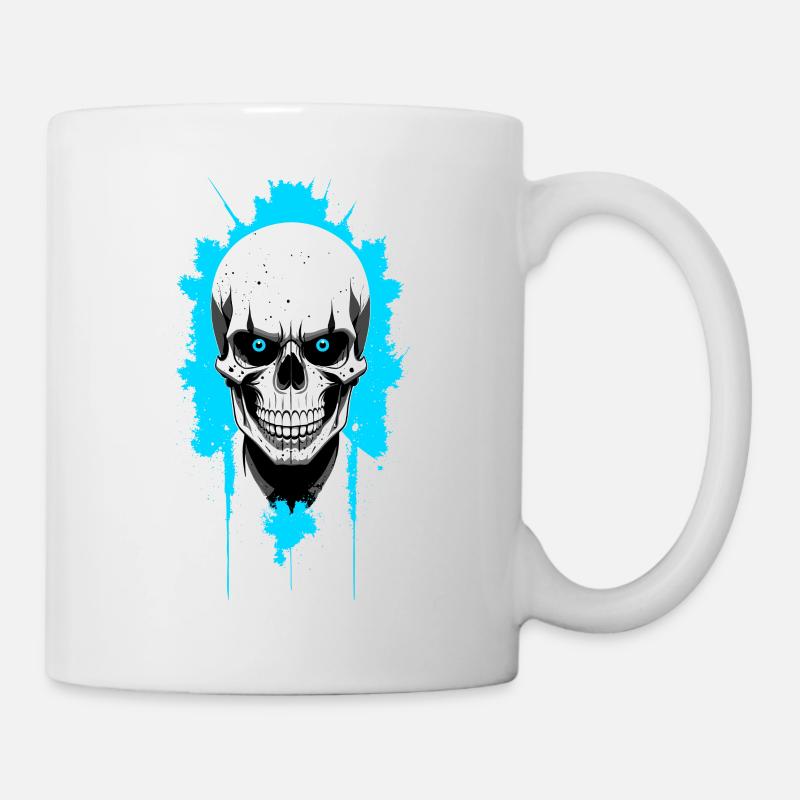 Crâne - Mug blanc - blanc