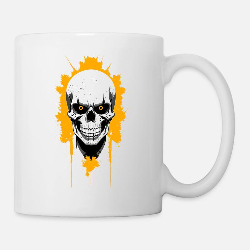 Skull - Mug - white