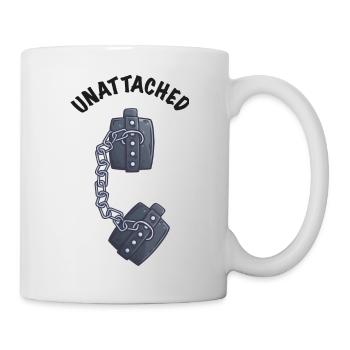 unattached cadeau célibataire - Mug blanc - blanc - Droite
