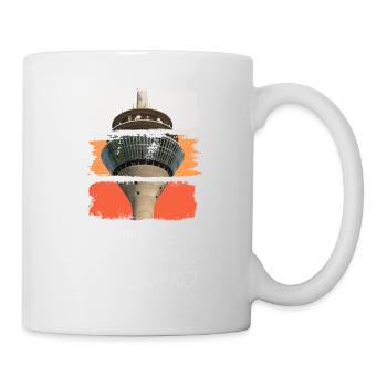 Dusseldorf Japan City Skyline Vintage Retro - Mug - white - Right