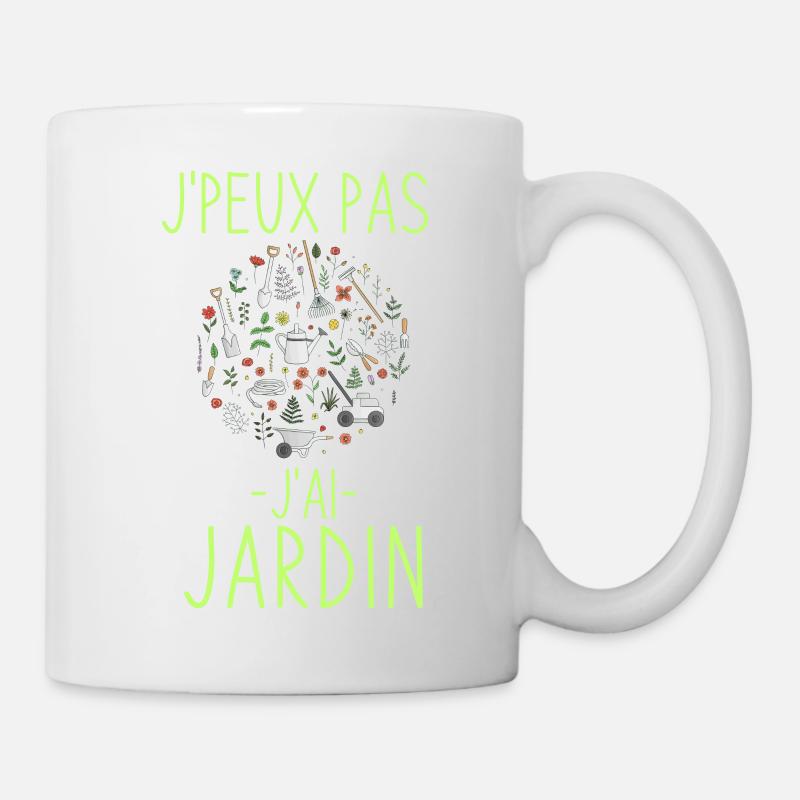 Botanique jardin jardinier - Mug blanc - blanc