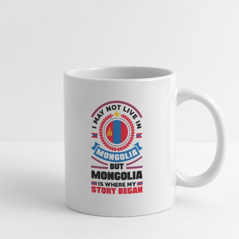 Mongol Mongolie Drapeau mongol Citation Mug blanc