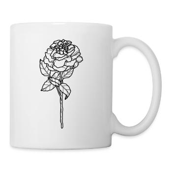 Flower Rose - Mug - white - Right