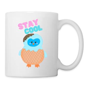Stay cool Ice Cream Pingu - Mug - white - Right