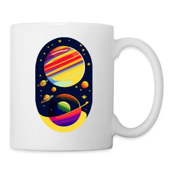 deep space - Mug blanc - blanc - Droite