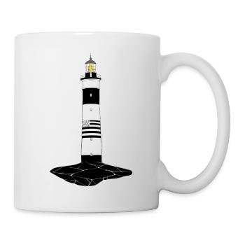 Breton lighthouse - Mug - white - Right