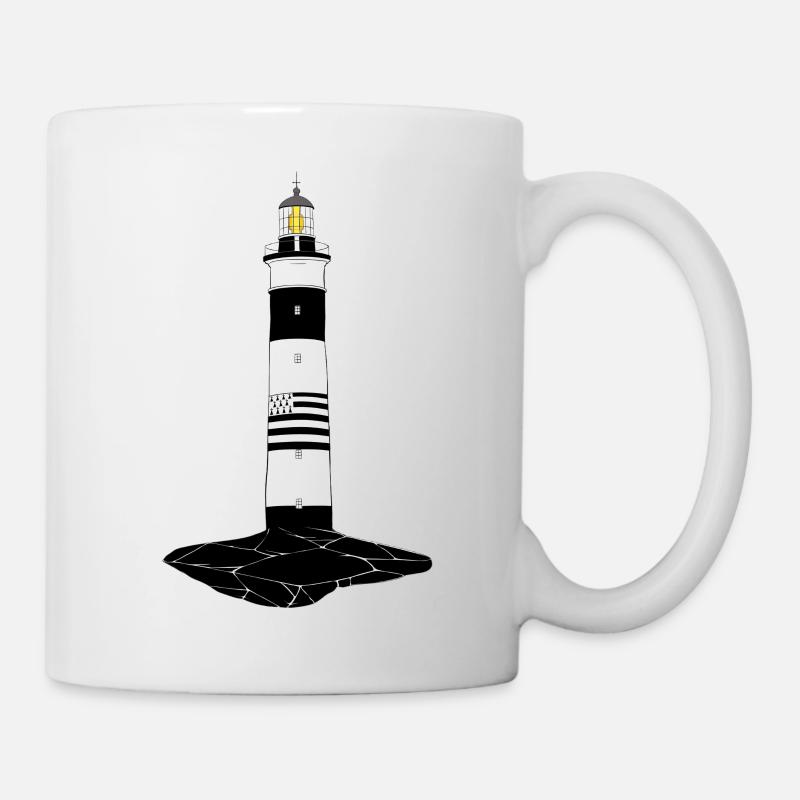 Breton lighthouse - Mug - white