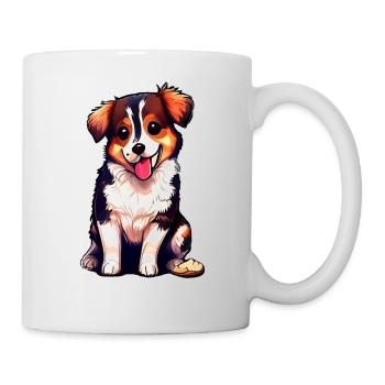 Magie canine : la joie sur quatre pattes - Mug blanc - blanc - Droite