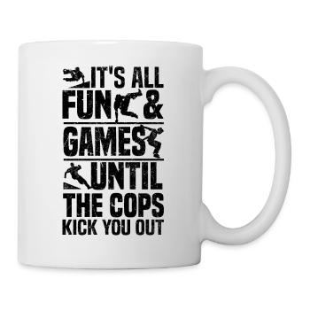 Parkour - Mug - white - Right
