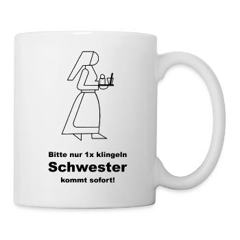 Krankenschwester - Tasse - Weiß - Rechts