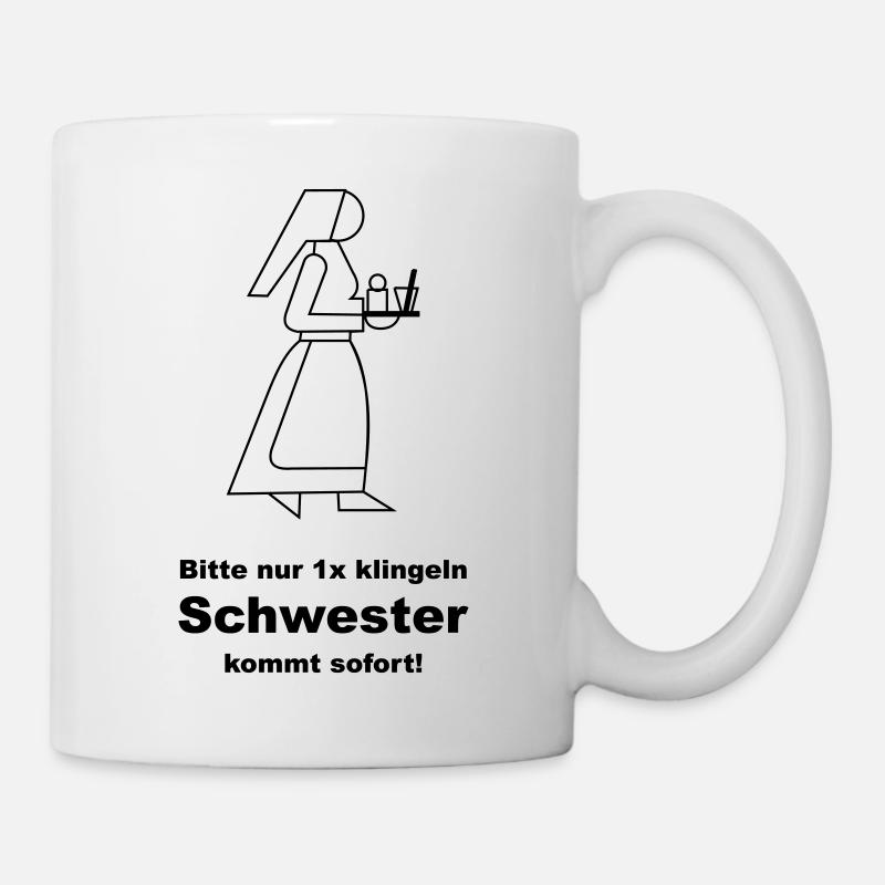 Krankenschwester - Tasse - Weiß