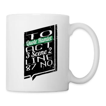 Awesome statement book worm book connoisseur jokes - Mug - white - Right