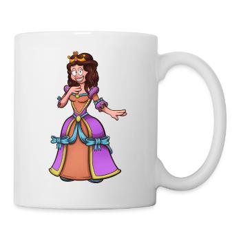 Cartoon Princess - Mug blanc - blanc - Droite
