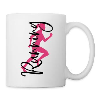 Course à pied Femme Coureur Coureur Sport Jogger - Mug blanc - blanc - Droite
