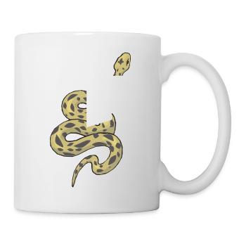 Lettre i serpent - Mug blanc - blanc - Droite