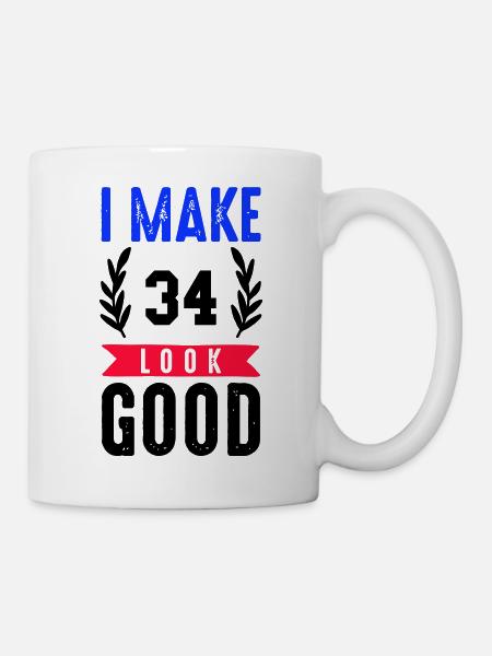 look good 34 - Tasse - Weiß