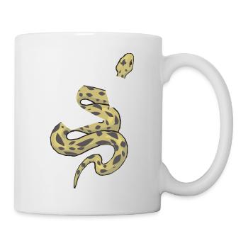 Lettre s serpent - Mug blanc - blanc - Droite