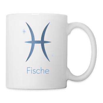 Sternzeichen Fische - Tasse - Weiß - Rechts