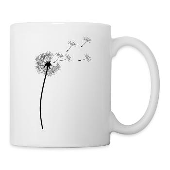 Pissenlit - Mug blanc - blanc - Droite