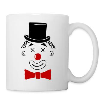 clown - Tasse - Weiß - Rechts